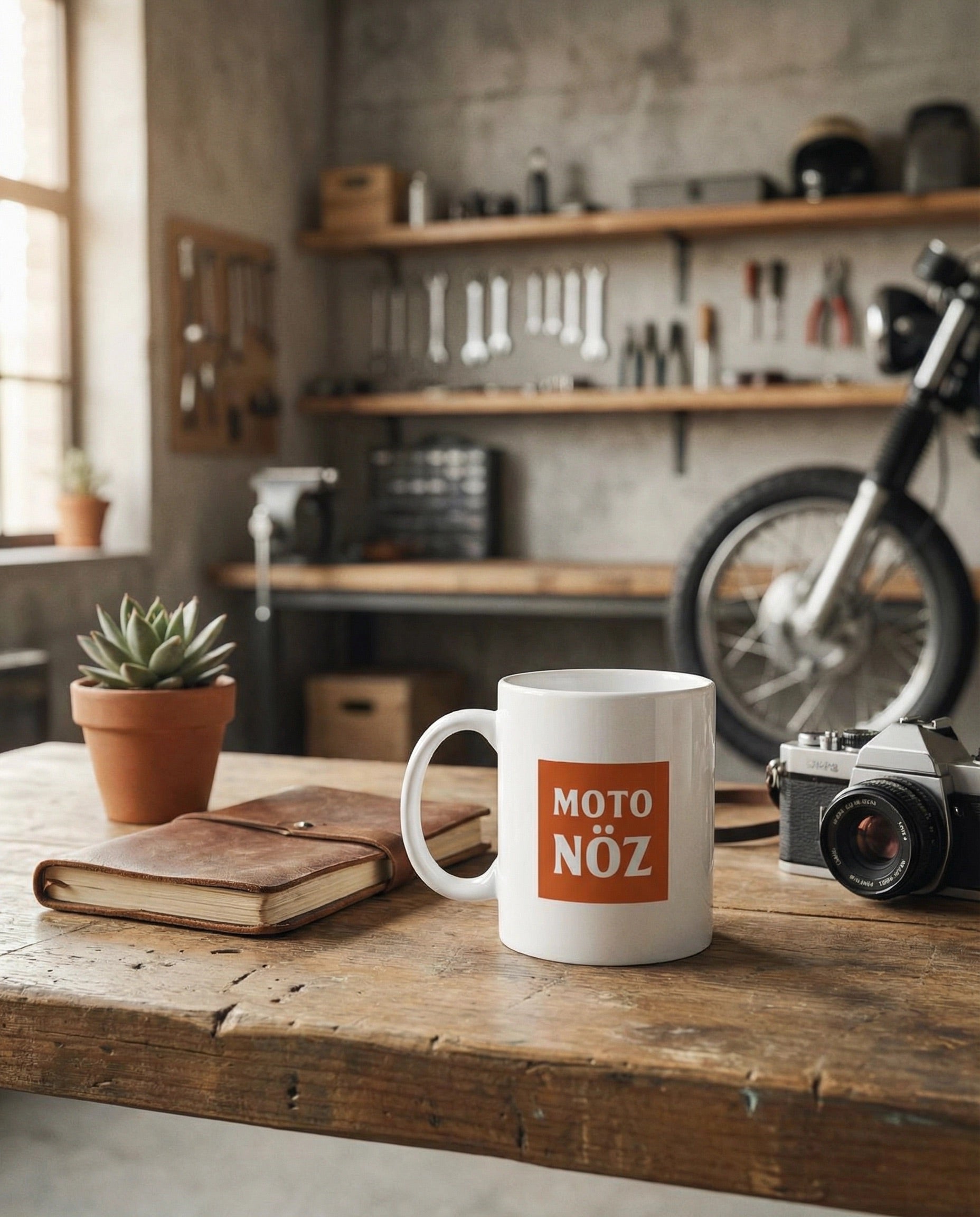 The MOTO NÖZ White Mug