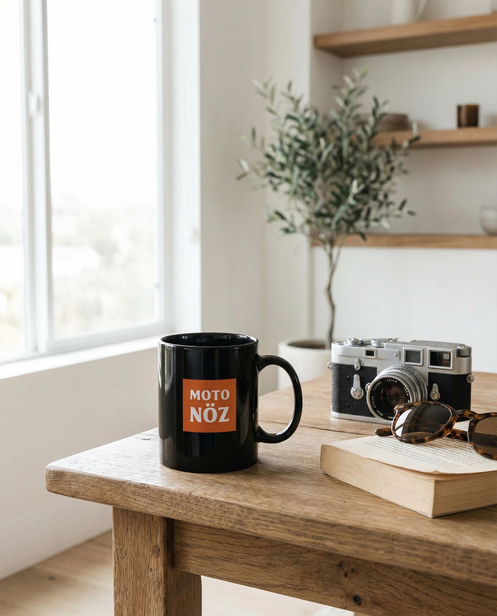 The MOTO NÖZ Black Mug