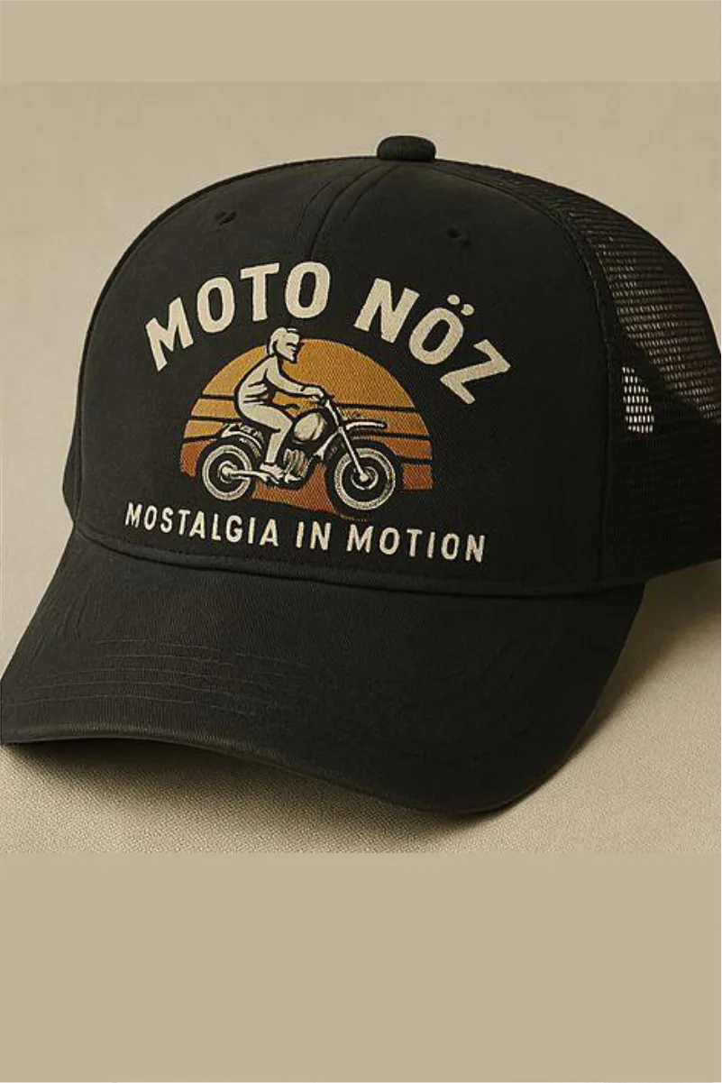 MOTO NÖZ Vintage Trucker Cap 5