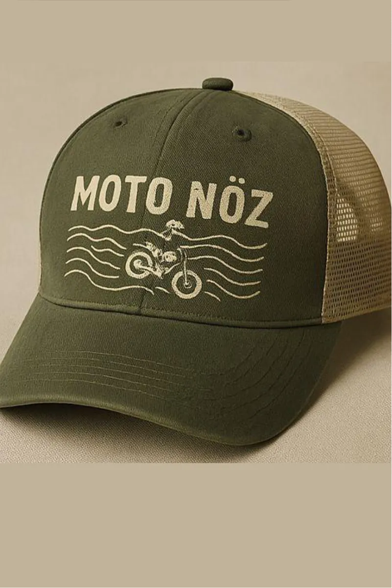 MOTO NÖZ Vintage Trucker Cap 7