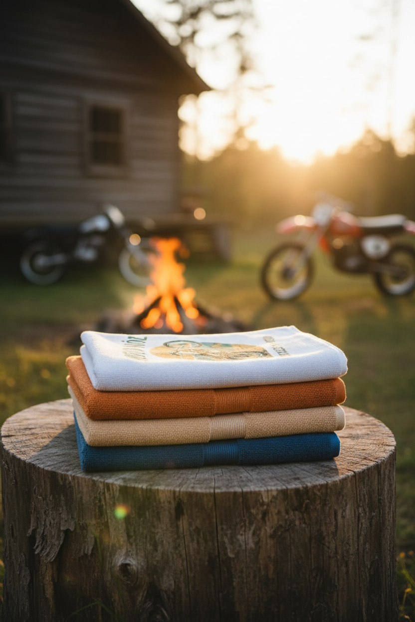 MOTO NÖZ Heritage Towel Cabin Scene