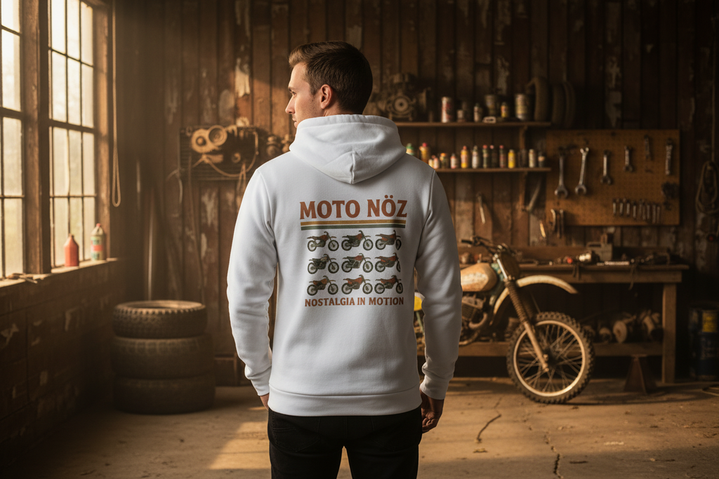 MOTO NÖZ Hoodie Lifestyle Shot