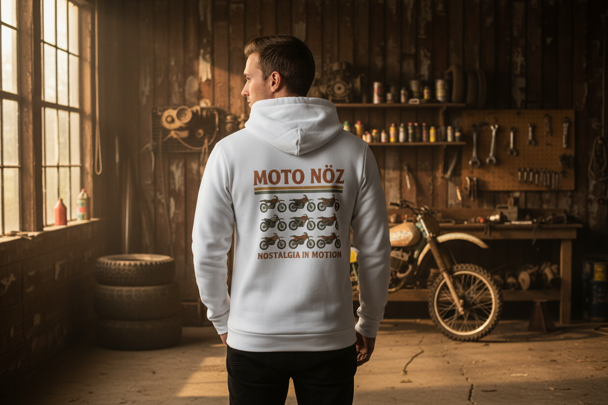 MOTO NÖZ Hoodie Lifestyle Shot