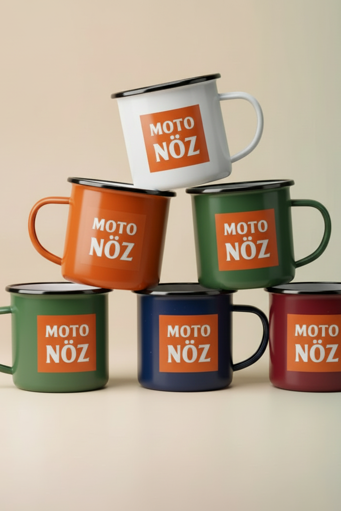 MOTO NÖZ Mugs with White