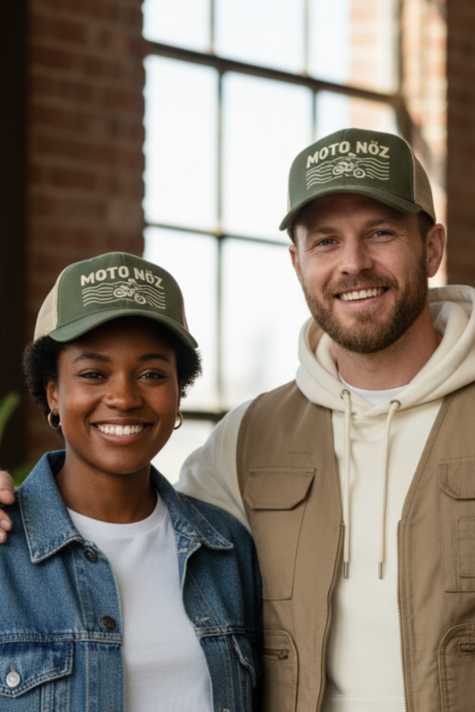 MOTO NÖZ Vintage Trucker Cap 7