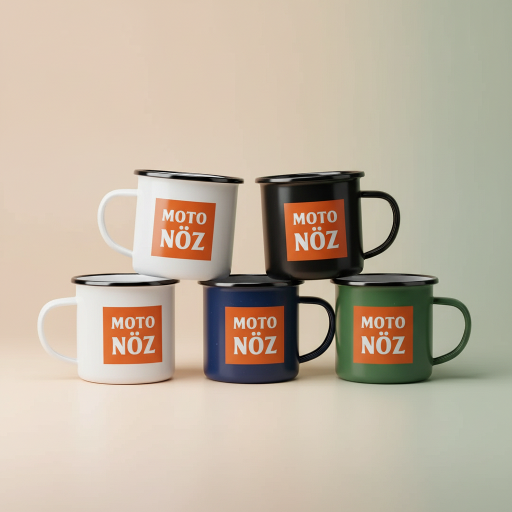 NÖZ Mugs studio photography with pastel background