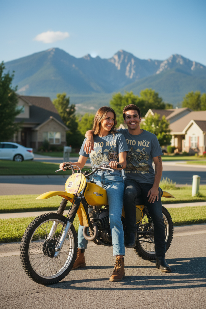 Nostalgia in Motion - Suburban Summer Lifestyle