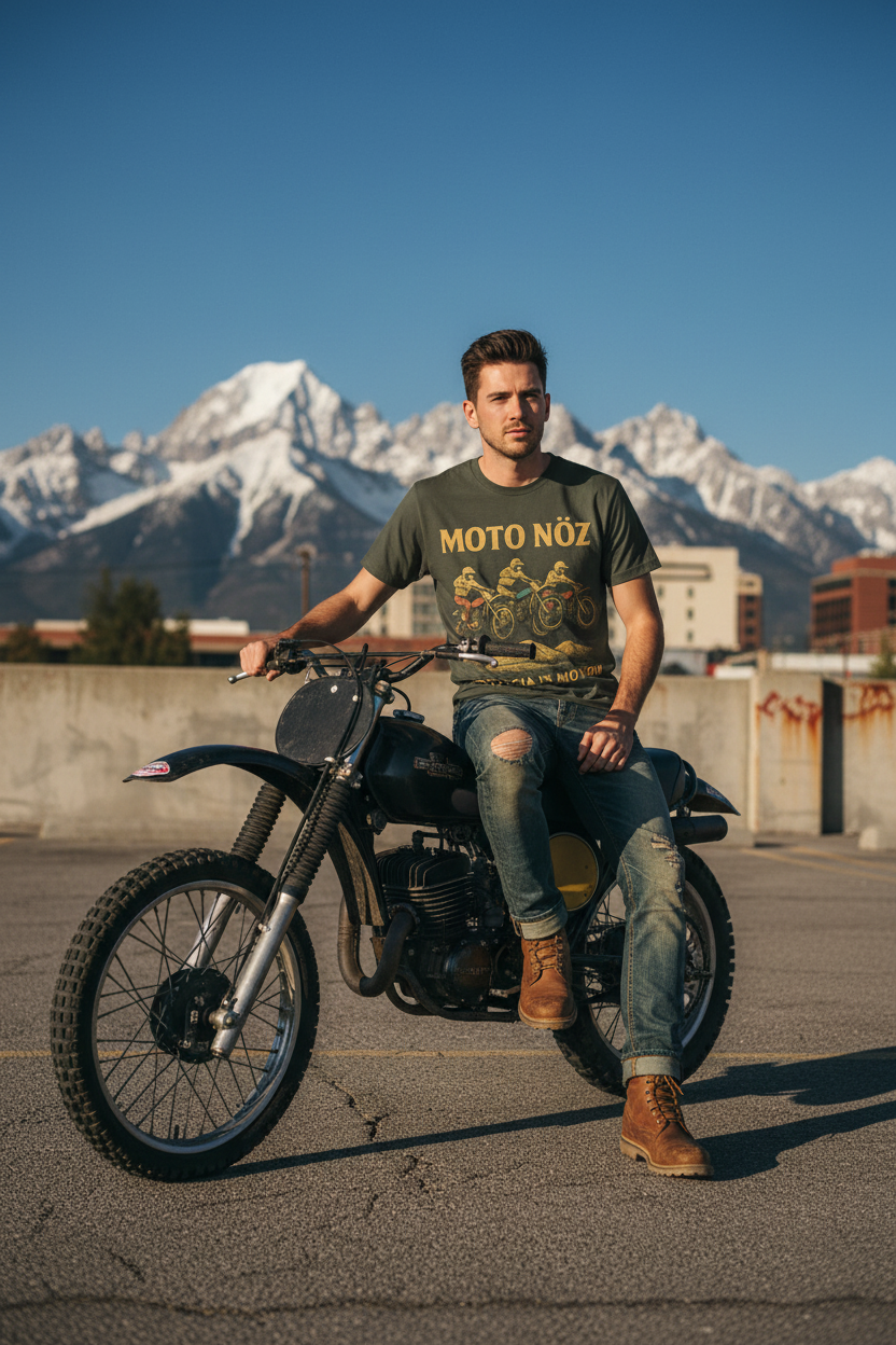 Nostalgia in Motion Tee - Urban Mountain Lifestyle