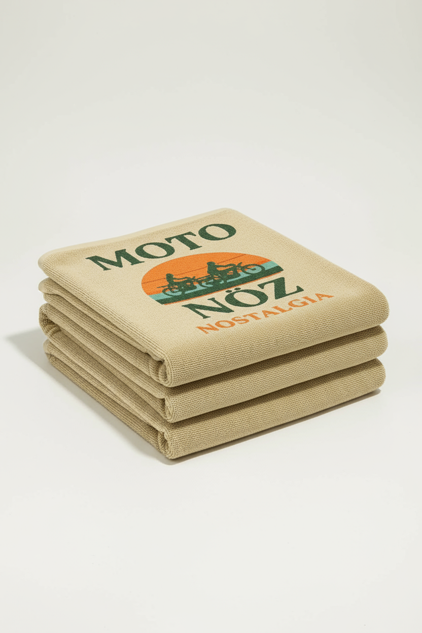 The MOTO NÖZ Heritage Towel 3 - Folded