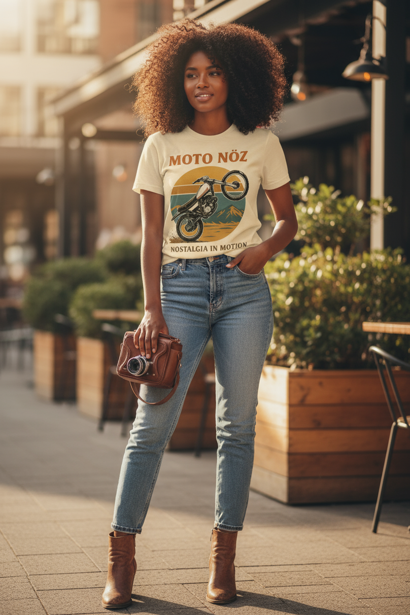 The NÖZ 9 - Dark-Skinned Model with Curly Hair